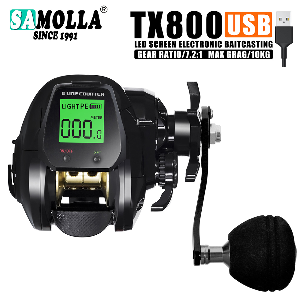 SAMOLLA 베이트 캐스팅 낚시 릴 전자 빅 Led  - Shimano Reel Stradic 리뷰 및 가격